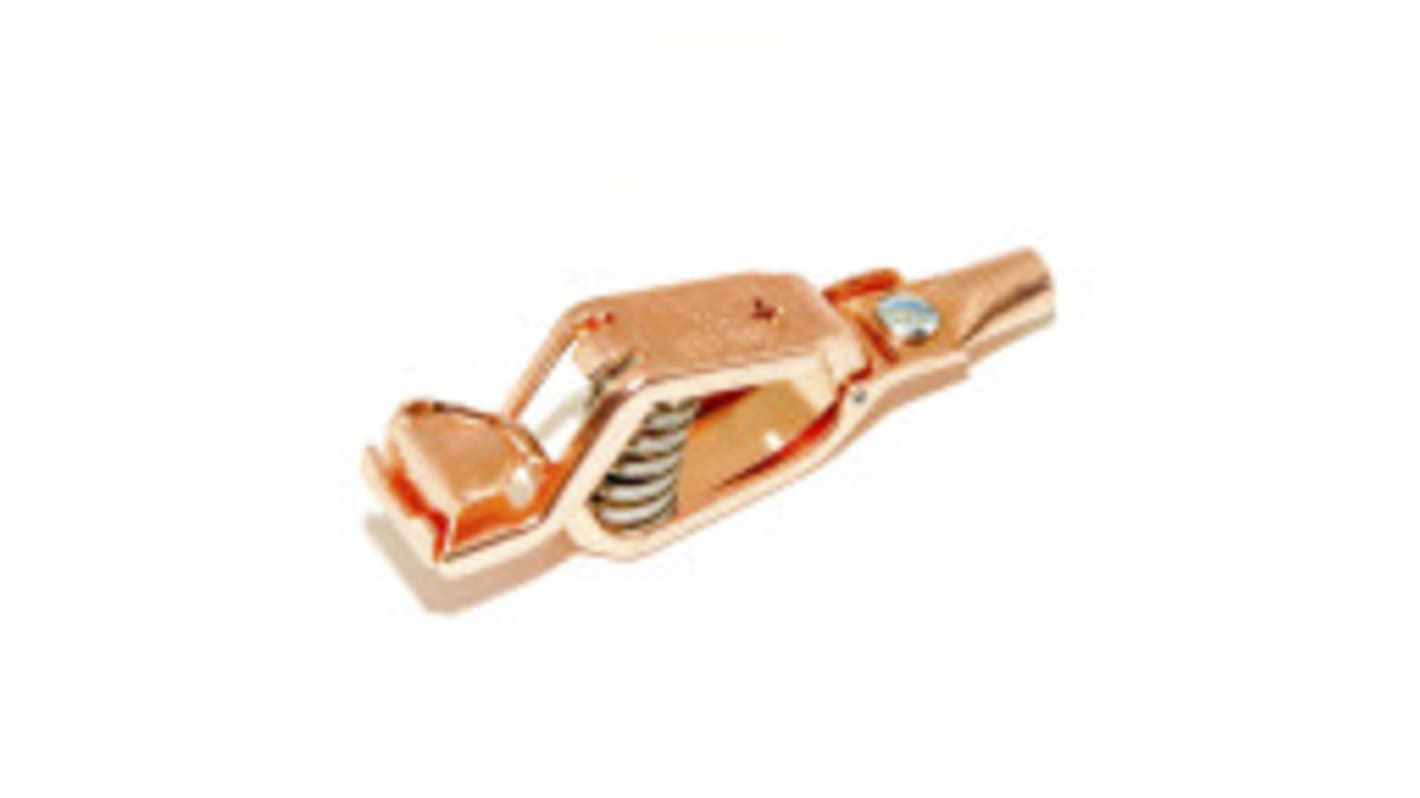 Mueller Electric Crocodile Clip, Copper Contact, 100A