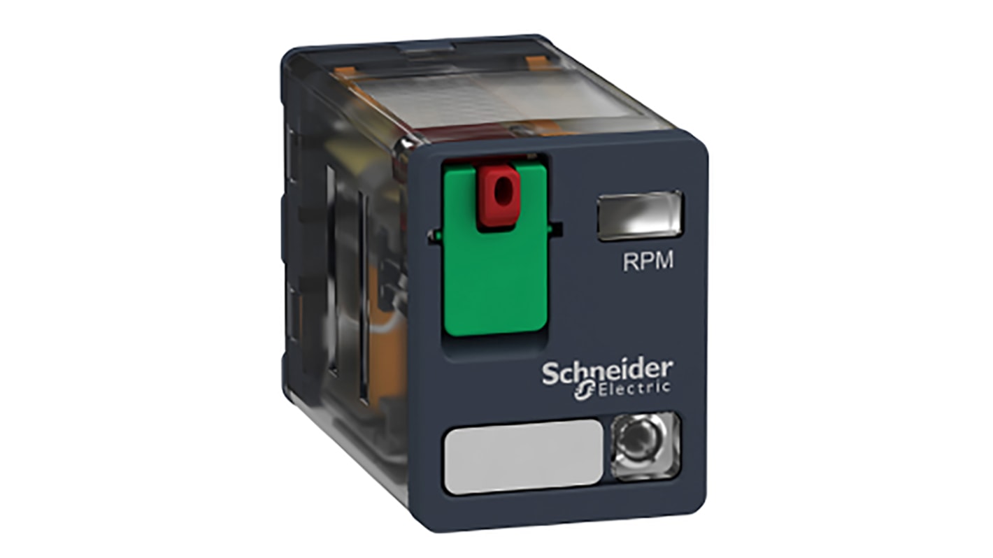 Relais de puissance Schneider Electric Harmony Relay RP, 2 RT, bobine 24V c.a. 1.1W