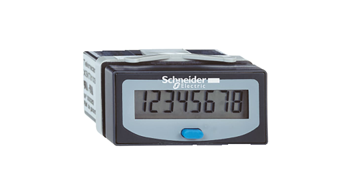 Schneider Electric Zelio Count Zähler LCD 8-stellig, Impulse, max. 7500Hz, 3,6 V dc, 0 → 9999999