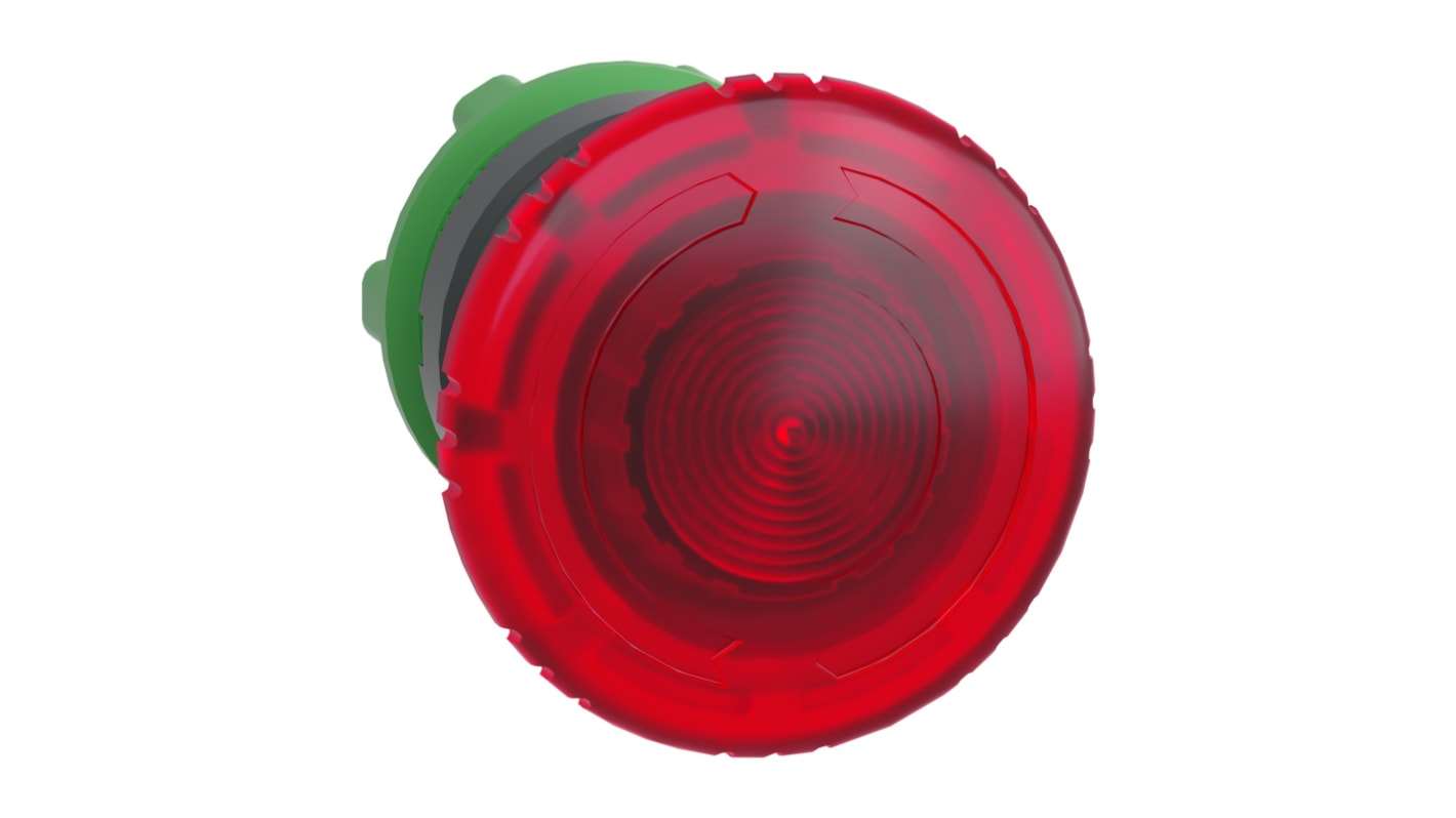 Schneider Electric ZB5 Series, Twist Release, Emergency Stop Push Button Head 40mm Diameter