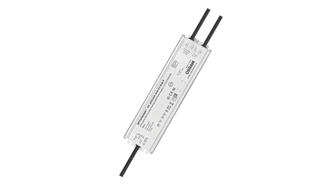 Osram 250W LED驱动电源, 交流，直流输入, 输出24.2V, 可调光, IP66, IP67, OPTOTRONIC系列