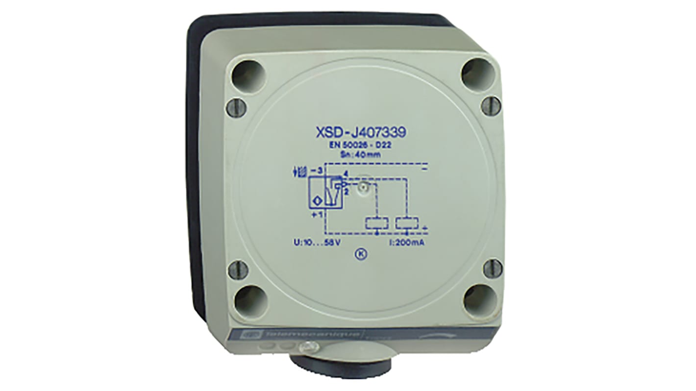Rs-Online Sensore di prossimità a parallelepipedo Telemecanique Sensors rilevamento 60 mm 12 → 48 V c.c