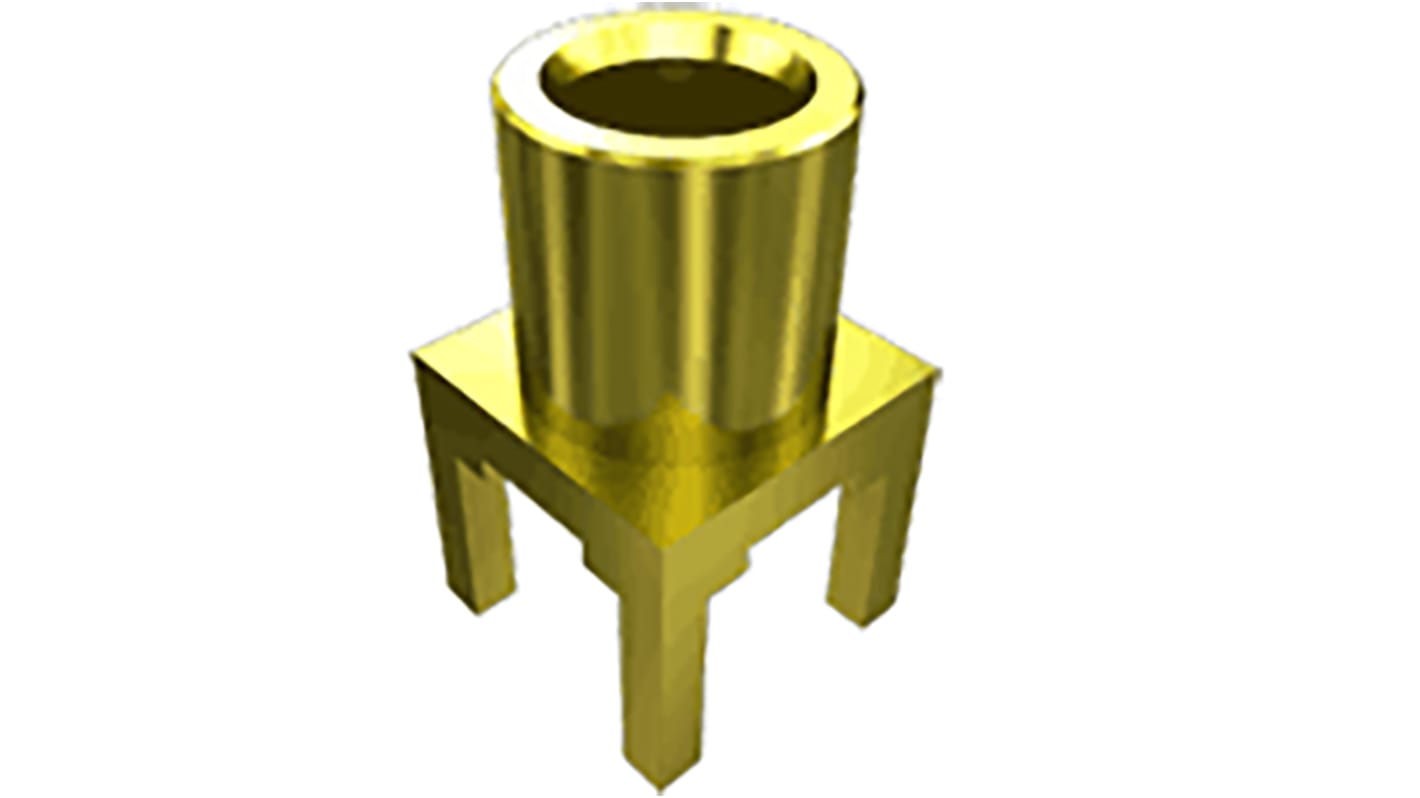 Samtec MCX7 Series, Jack PCB Mount MCX Connector, 75Ω, Through Hole Termination, Straight Body