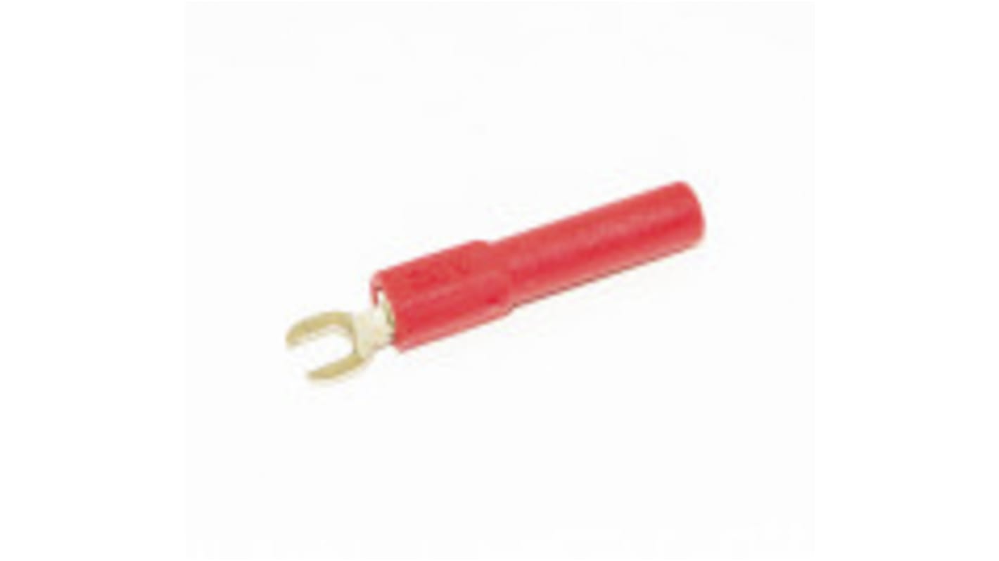 Mueller Electric Insulated Crimp Spade Connector Polyamide, Red