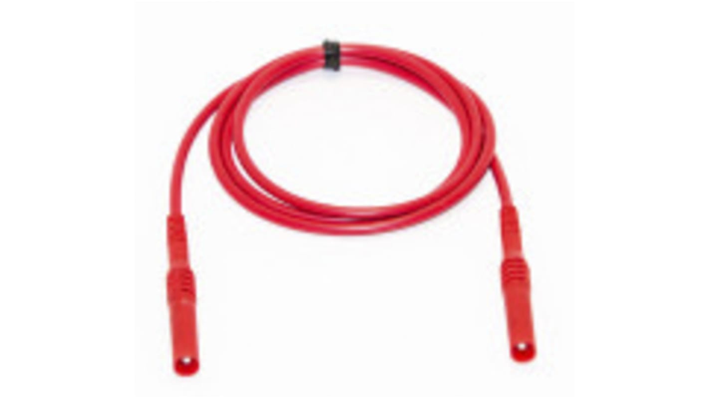 Mueller Electric Test lead, 20A, 1kV, Red, 1.8m Lead Length