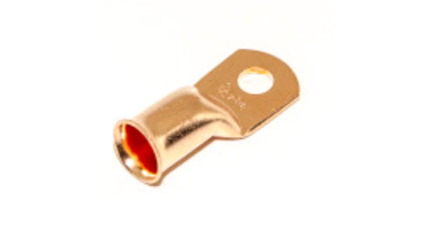Mueller Electric Uninsulated Ring Terminal, 9.525mm Stud Size