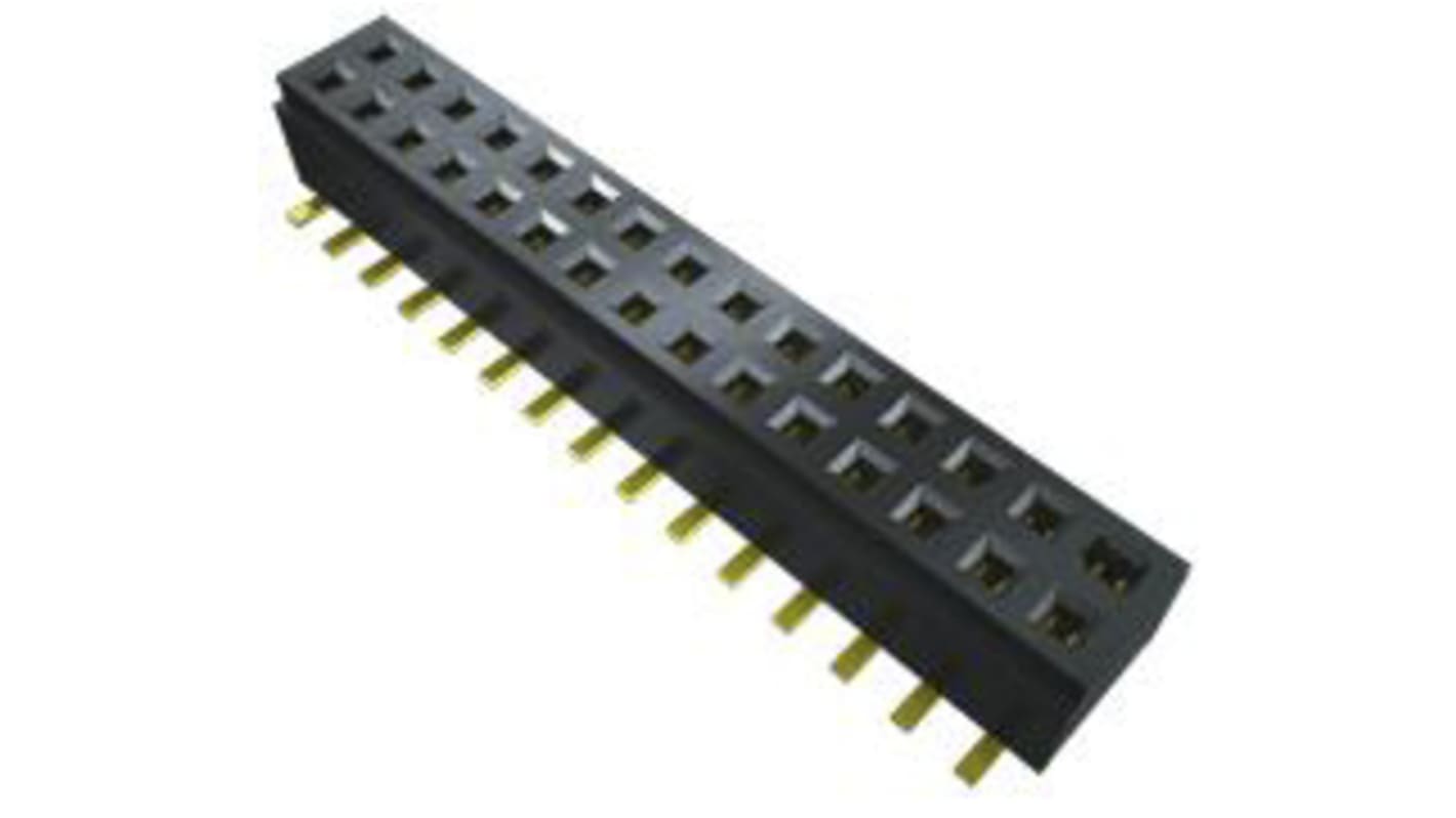 Gniazdo PCB 40 -pinowe 2 -rzędowe raster: 1mm Proste SMD