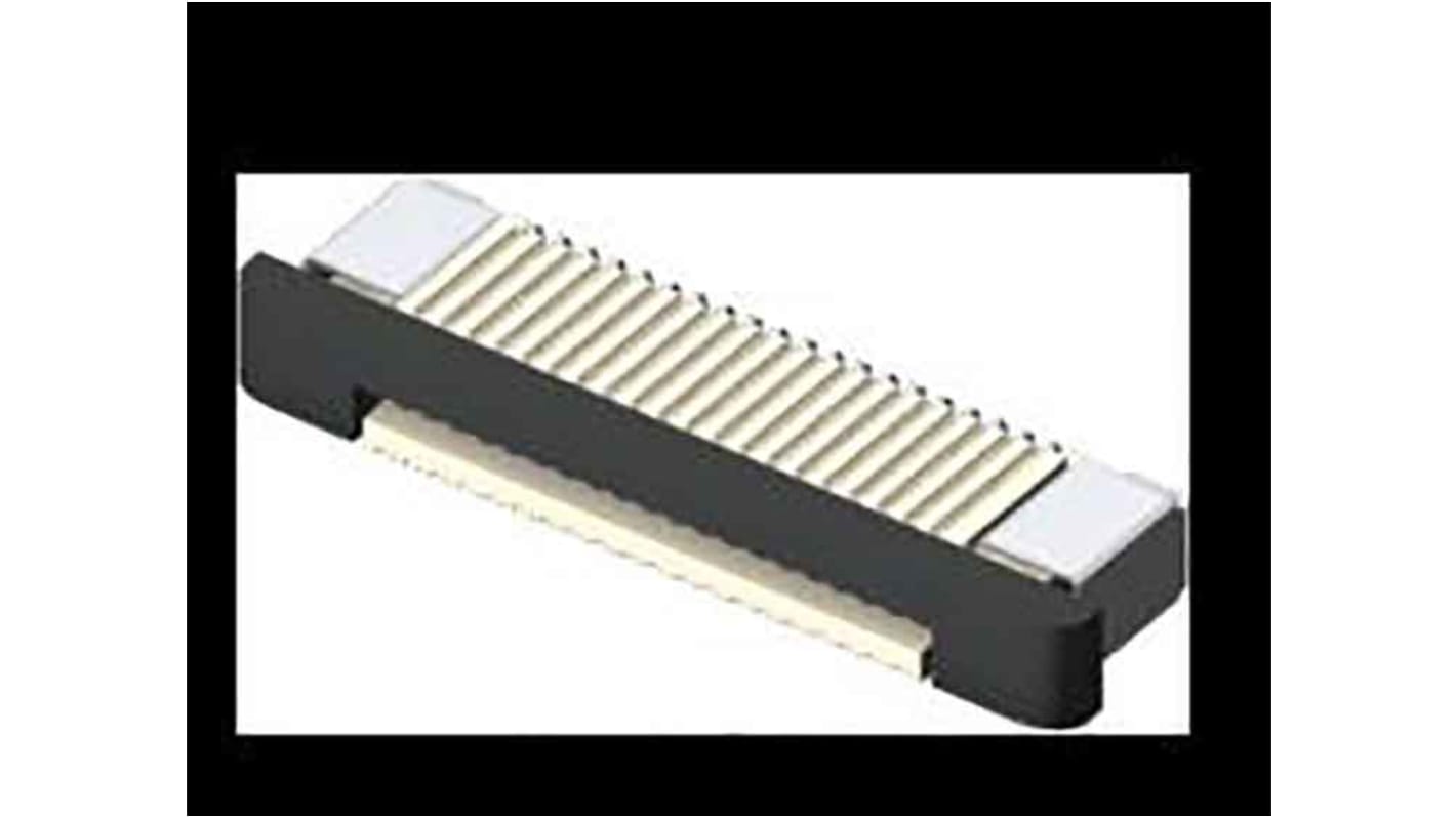 Samtec ZF5S ZIF, SMD FPC-Steckverbinder, Buchse, 30-polig / 1-reihig, Raster 0.5mm Lötanschluss