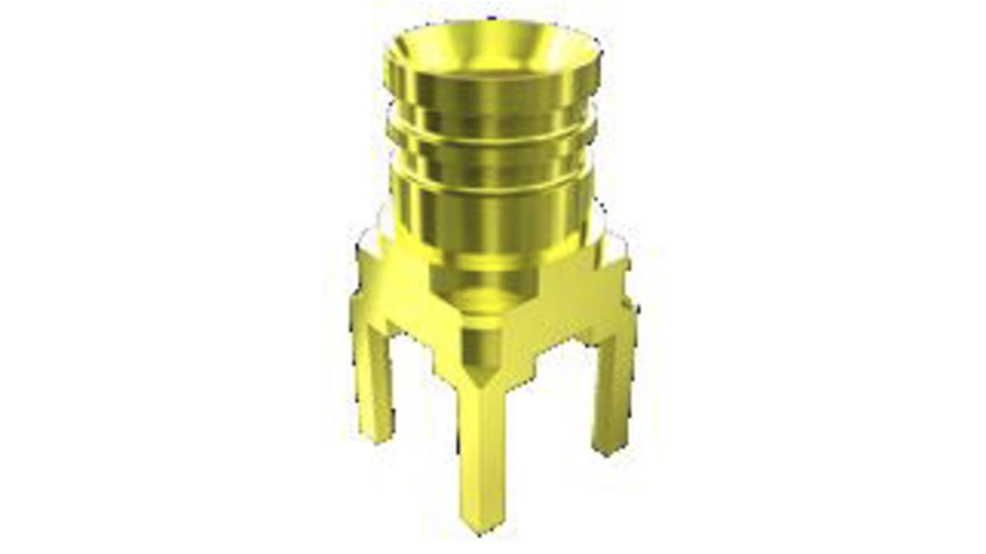 Samtec MMCX7 Series, Jack Through Hole MCX Connector, 75Ω, Solder Termination, Straight Body