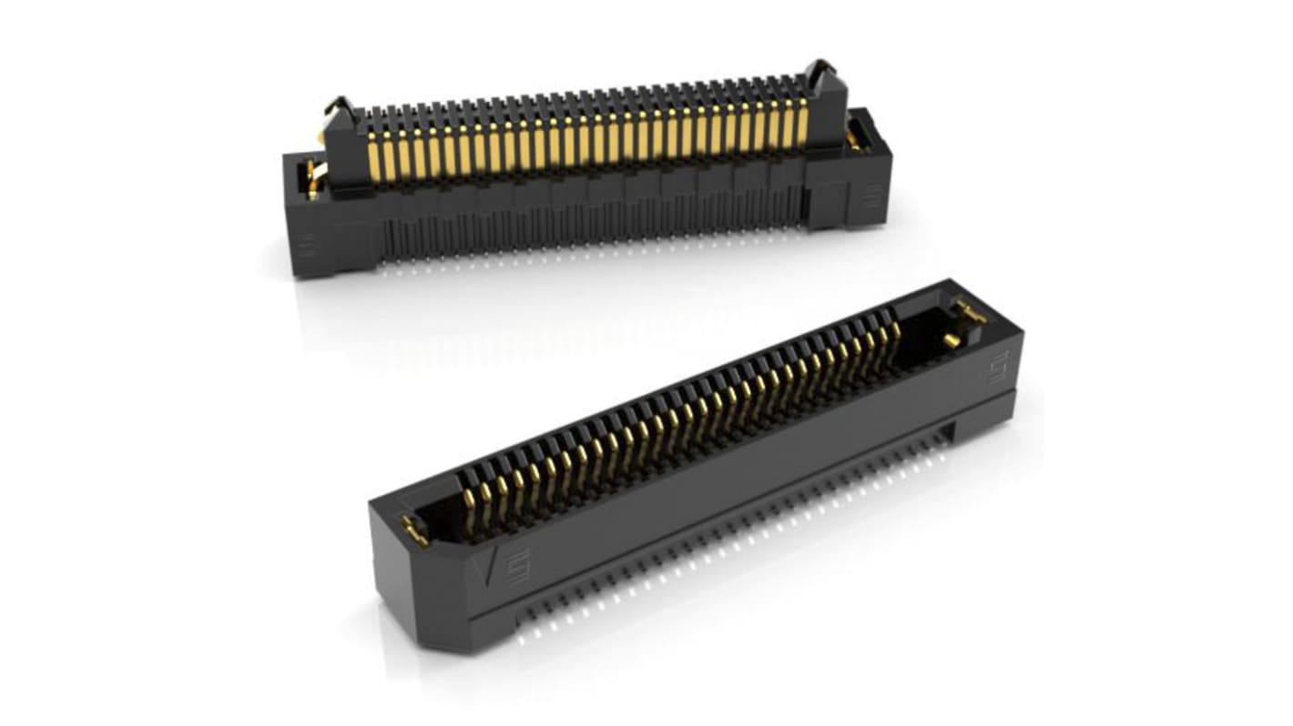 Gniazdo PCB 50 -pinowe 2 -rzędowe raster: 0.8mm Zespół gniazda Proste SMD