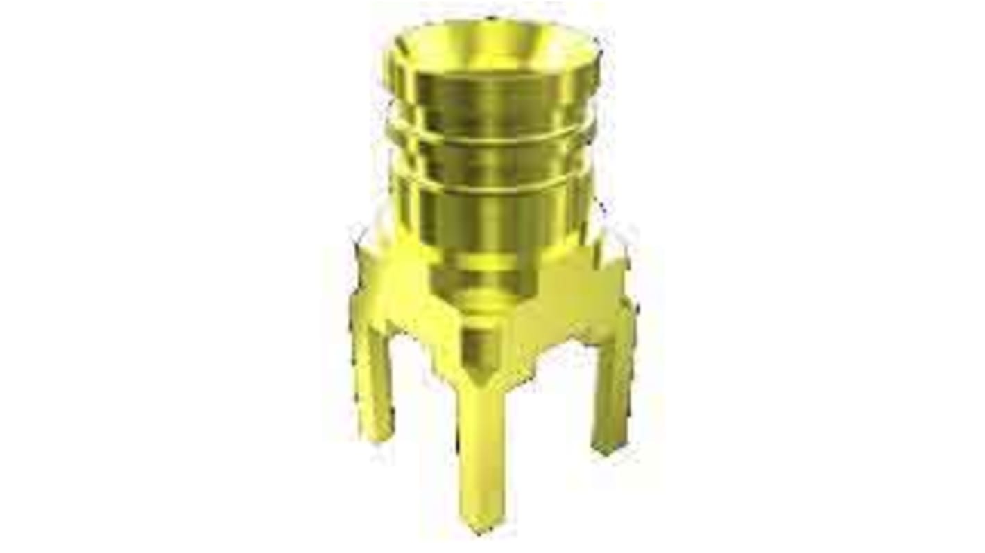 Samtec MMCX7 Series, Jack Through Hole MCX Connector, 75Ω, Solder Termination, Straight Body