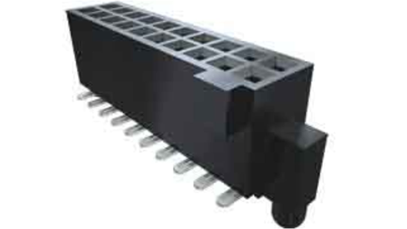 Samtec SFC Series Straight Surface Mount PCB Socket, 50-Contact, 2-Row, 1.27mm Pitch, Solder Termination