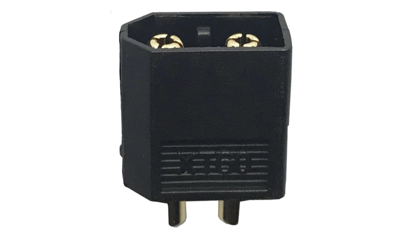 RS PRO 紧凑型电源连接器插头, 2P, 500 V 直流, 30A, PA外壳