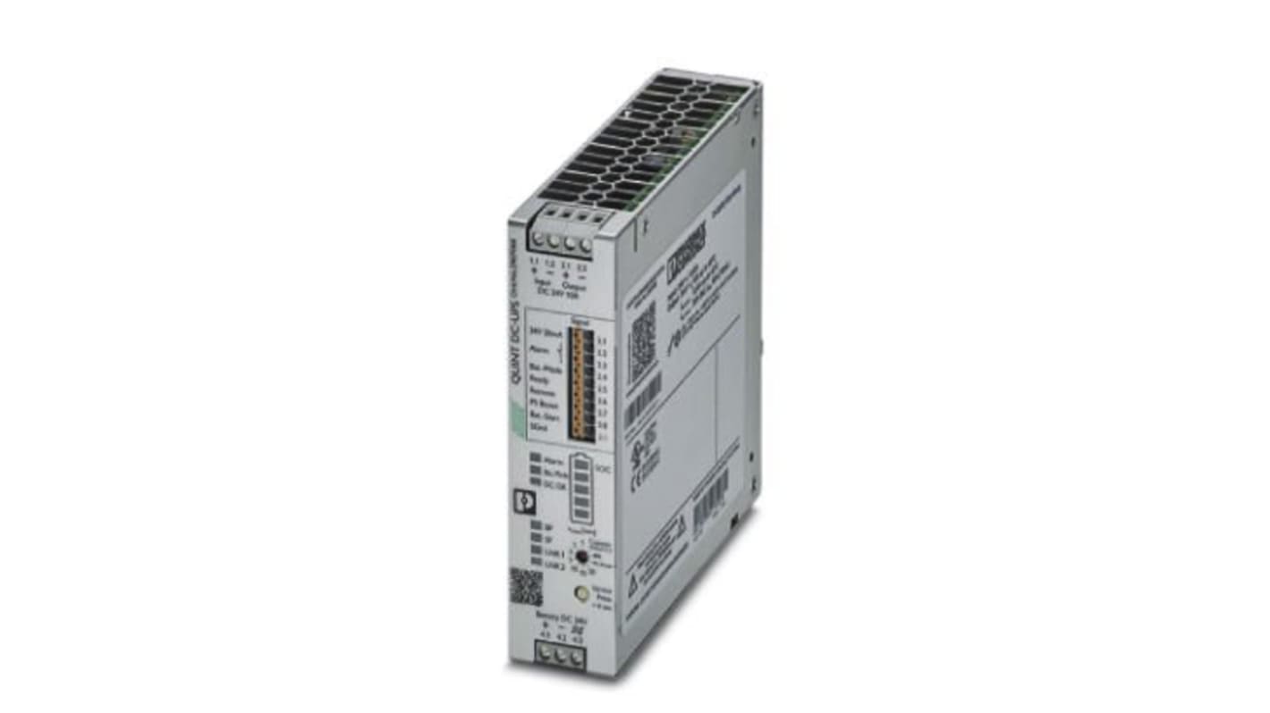 Phoenix Contact 18 → 30V dc Input DIN Rail Uninterruptible Power Supply (480W), QUINT4