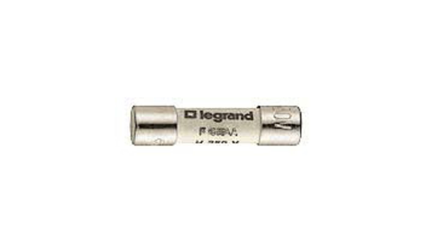 Legrand 2A F Ceramic Cartridge Fuse, 5 x 20mm