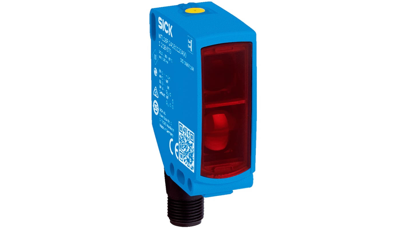 Rs-Online Sensore fotoelettrico Rettangolare SICK Retroriflessione polarizzata rilevamento 0 → 10 m uscita NPN/PNP