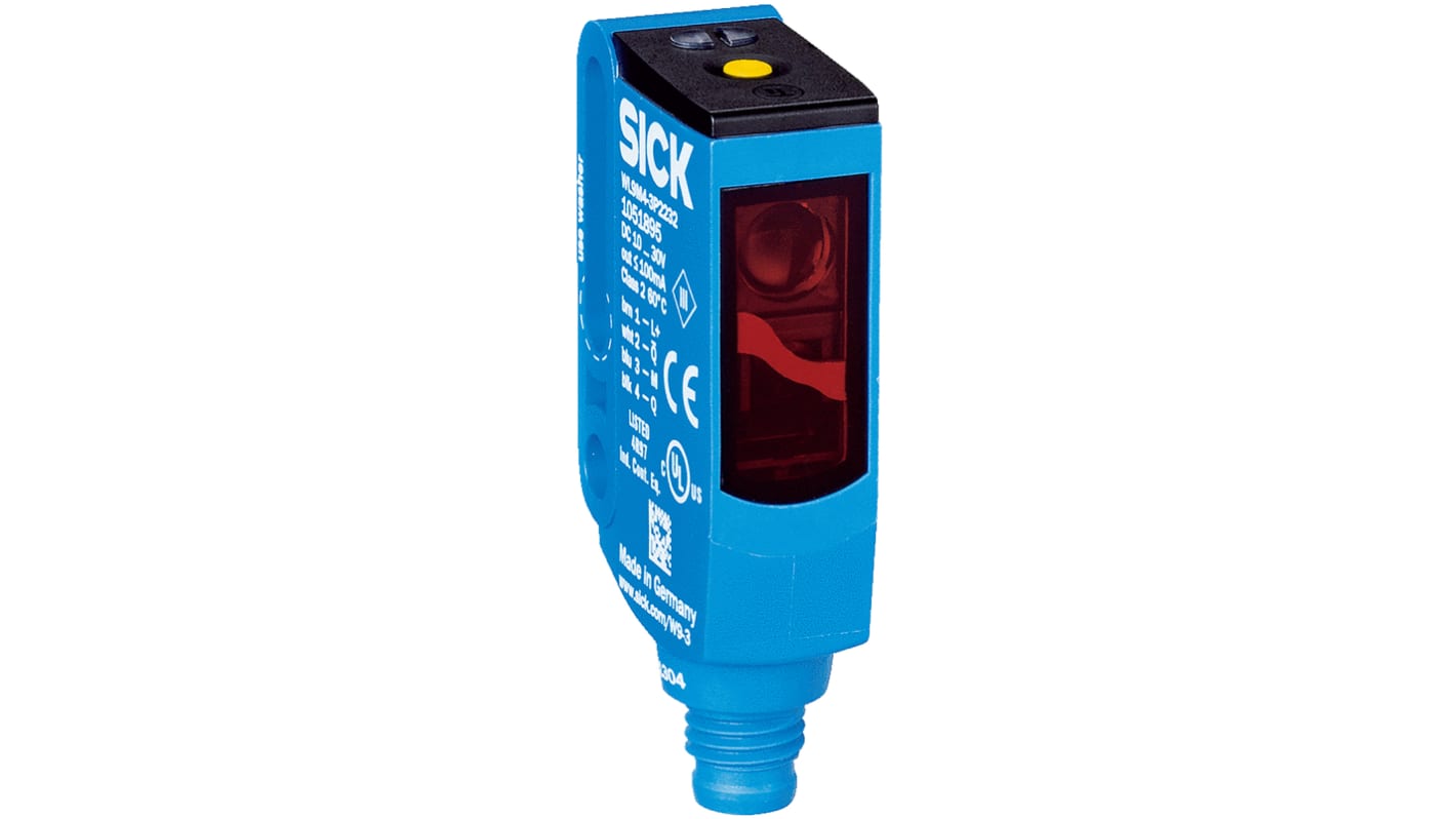 Rs-Online Sensore fotoelettrico Rettangolare SICK a retroriflessione rilevamento 0 → 5 m uscita PNP