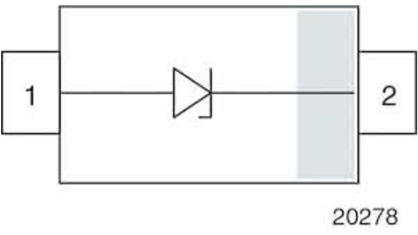 Vishay VTVS28ASMF-M3-08, Uni-Directional TVS Diode, 400W, 2-Pin DO-219AB