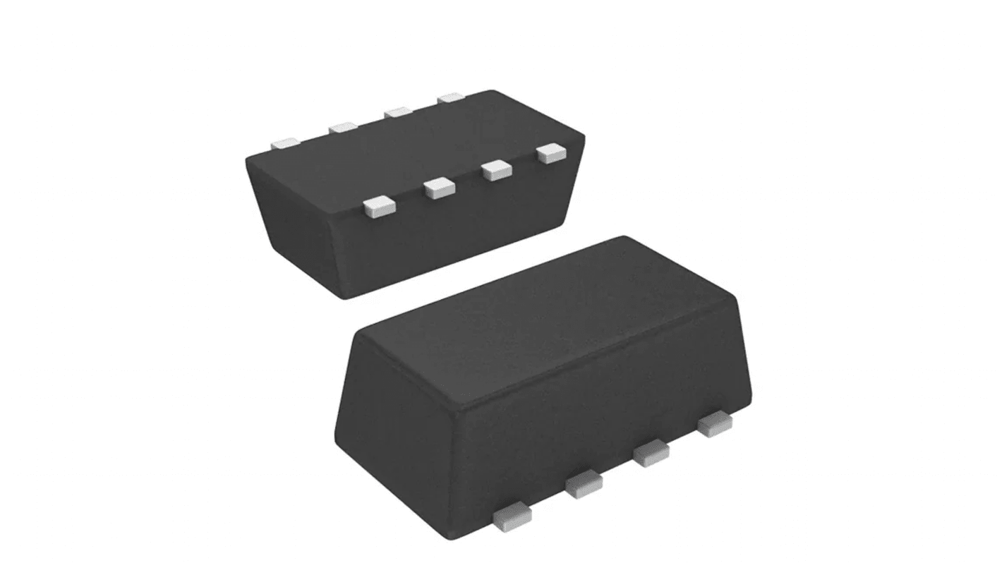 MOSFET Vishay, canale N, P, 0,1 O,0,235 O, 4 A, 3,7 A, ChipFET 1206, Montaggio superficiale
