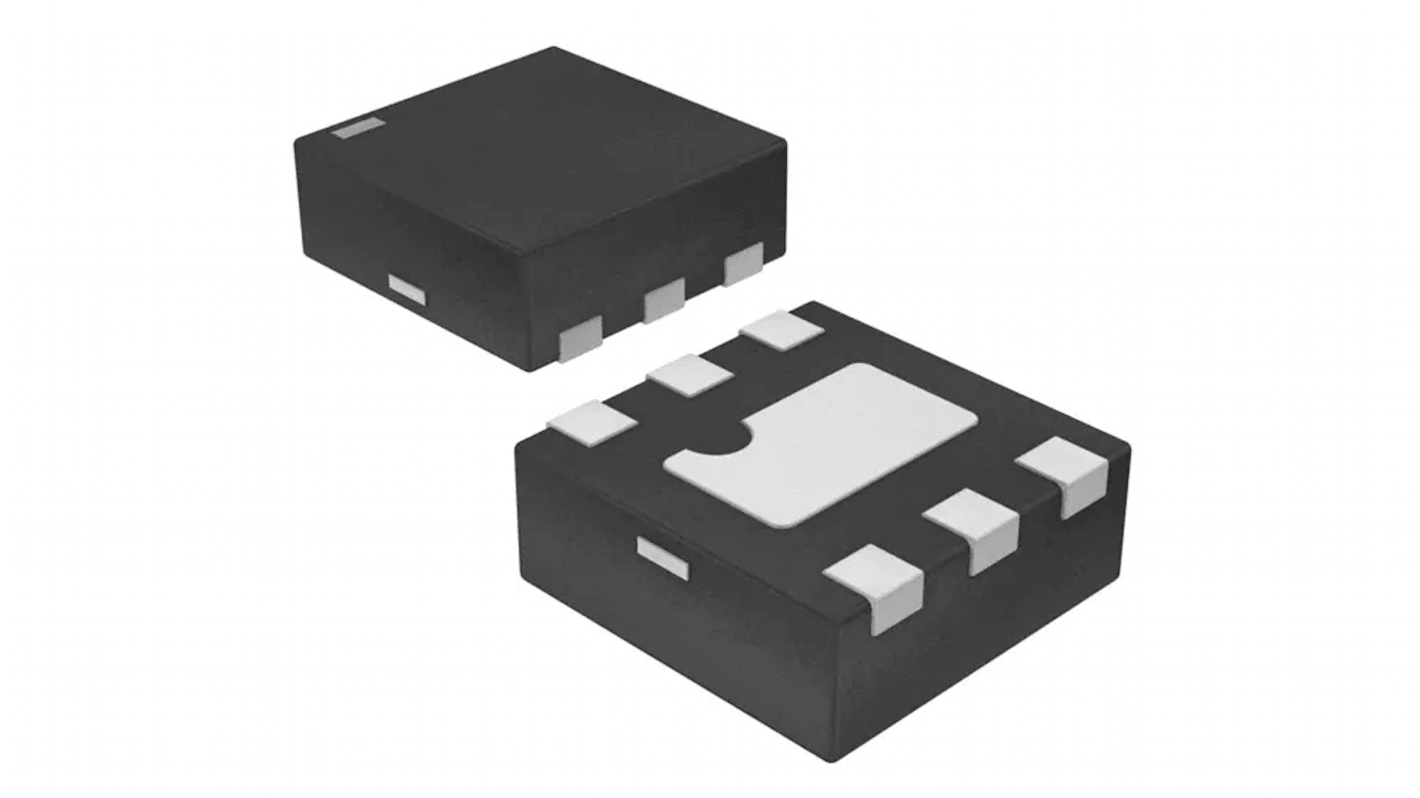Vishay VESD05A6-HAF-GS08, Hex-Element Bi-Directional TVS Diode, 60W, 7-Pin LLP75-7L