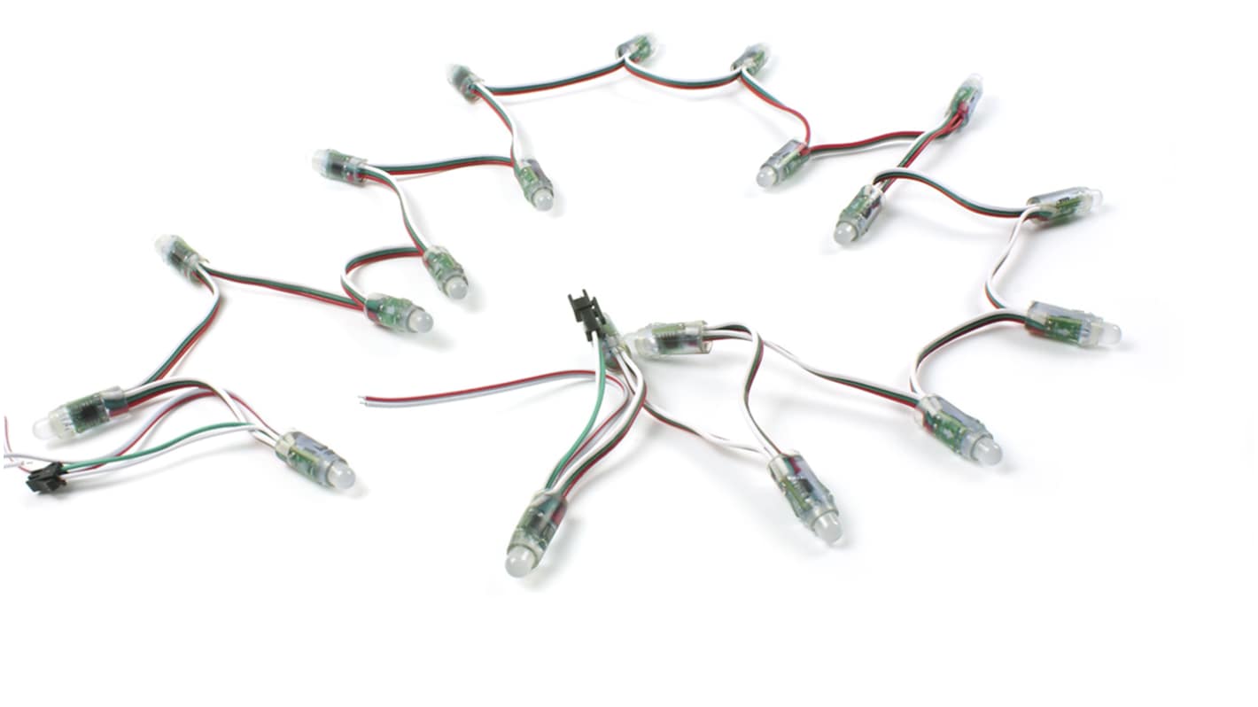 Taśma świetlna LED Niebieski, zielony, czerwony 5.5V dc Intelligent LED Solutions