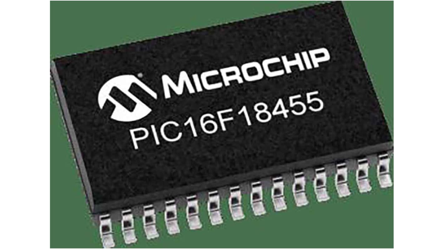 Microchip PIC16F18455-I/SO, 8bit PIC Microcontroller, PIC16F, 32MHz, 14 kB Flash, 28-Pin SOIC