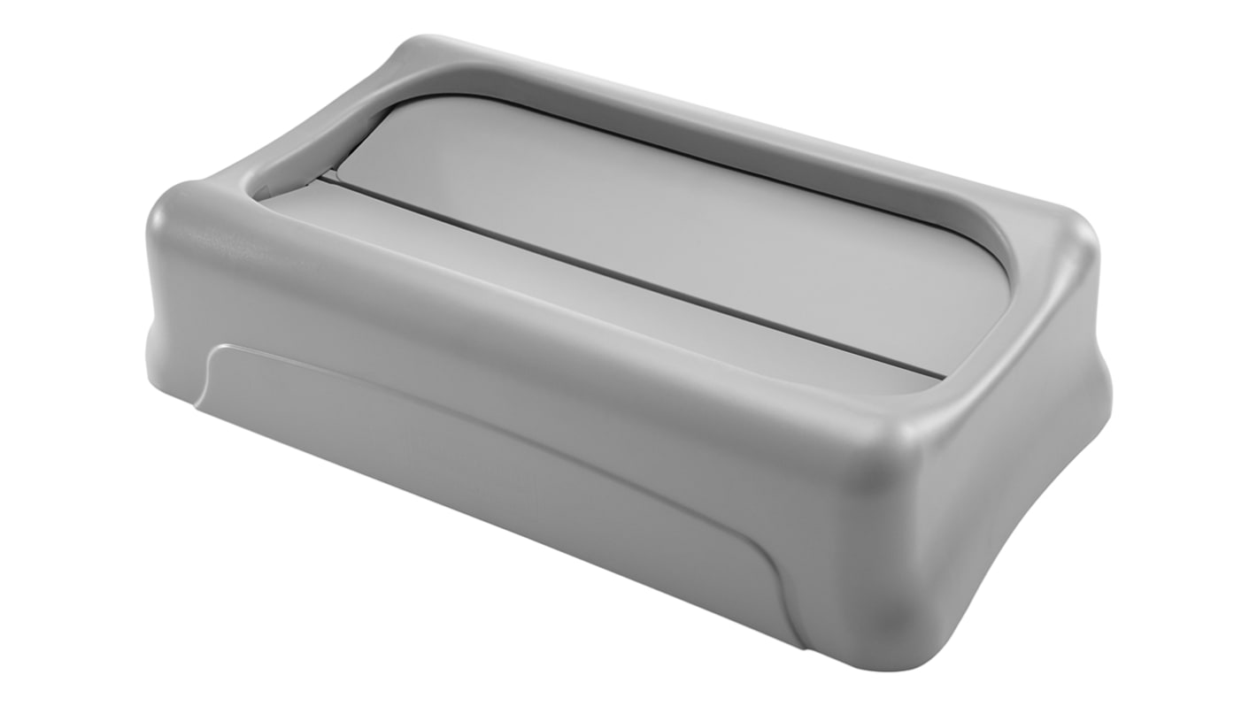 Rubbermaid Commercial Products 520mm Grey Plastic Bin Lid for FG3540 Rubbermaid Container, FG3541 Rubbermaid Container,
