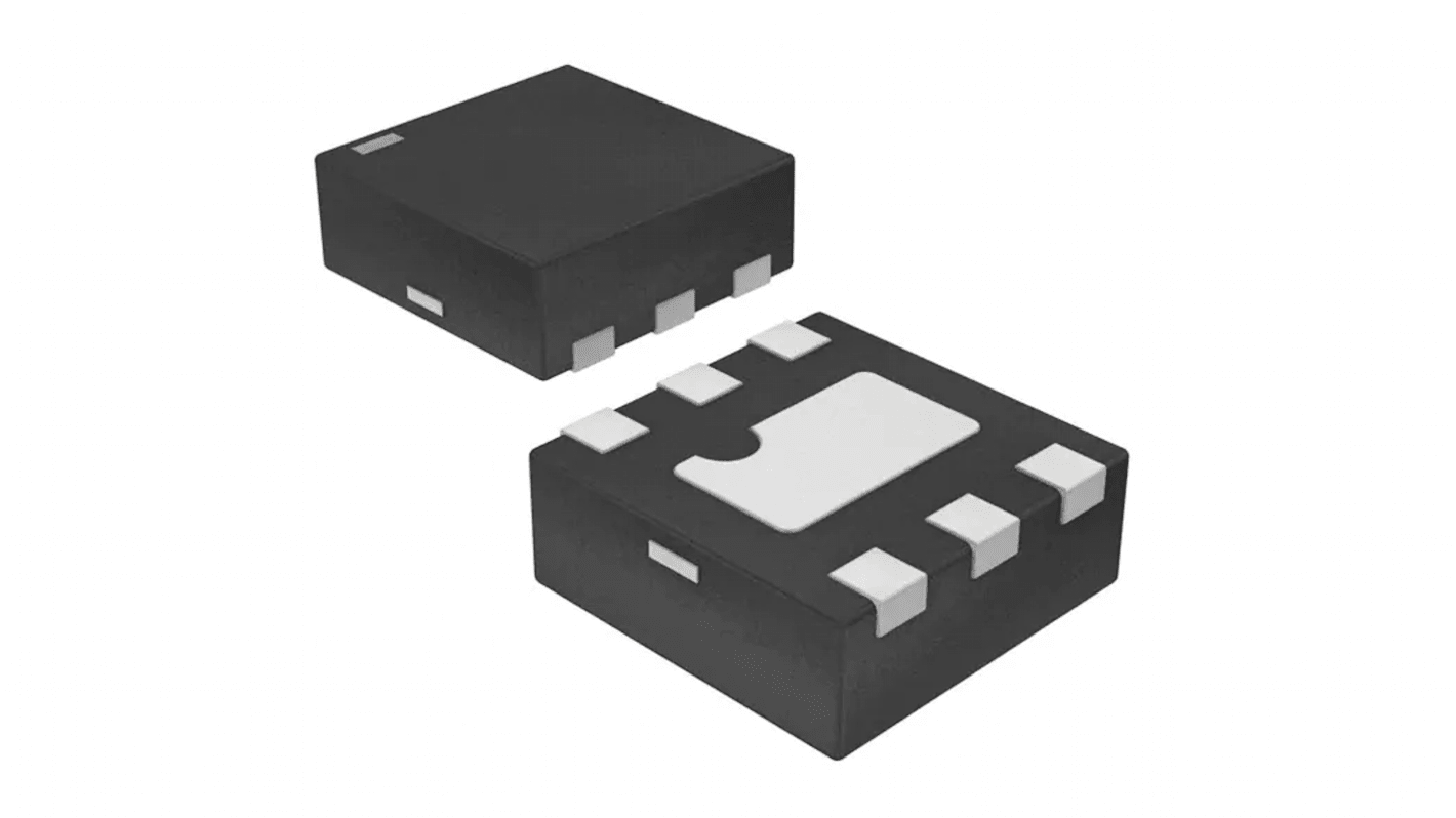 Vishay VESD05A6-HAF-GS08, Hex-Element Bi-Directional TVS Diode, 60W, 7-Pin LLP75-7L