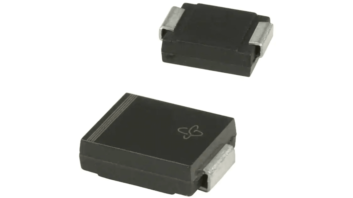 Diode TVS Bidirectionnel, unidirectionnel, claq. 17.1V, 25.2V DO-214AB, 2 broches, dissip. 1500W