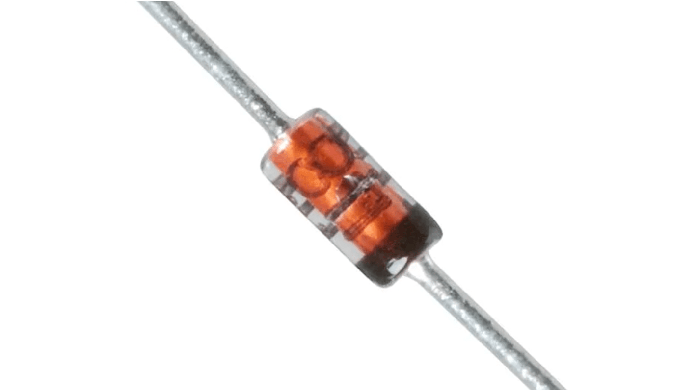 Vishay 30V 200mA, Schottky Rectifier & Schottky Diode, 2-Pin DO-204AH BAT85S-TR