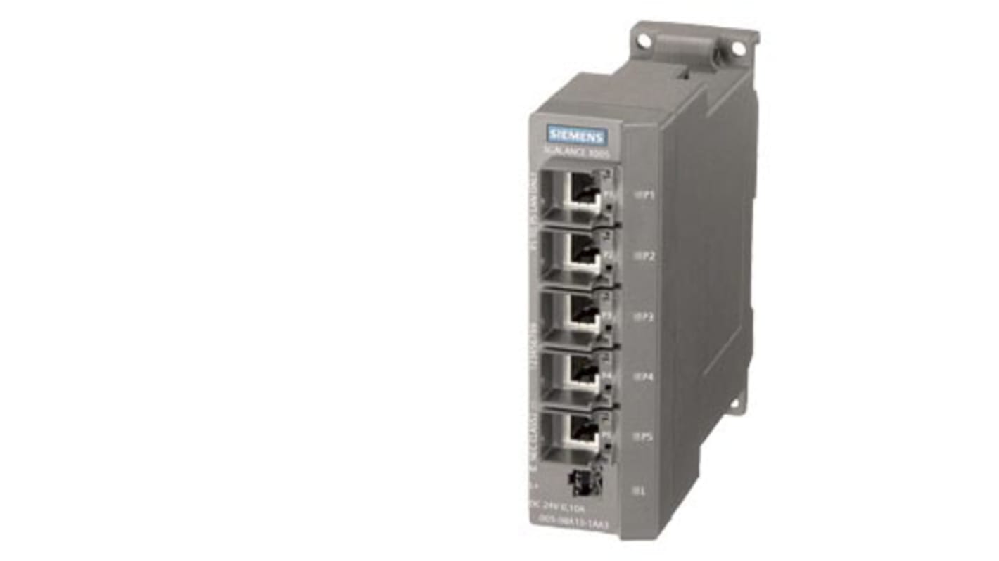 Siemens 5-Kanal Datenerfassung, RJ45-Eingang