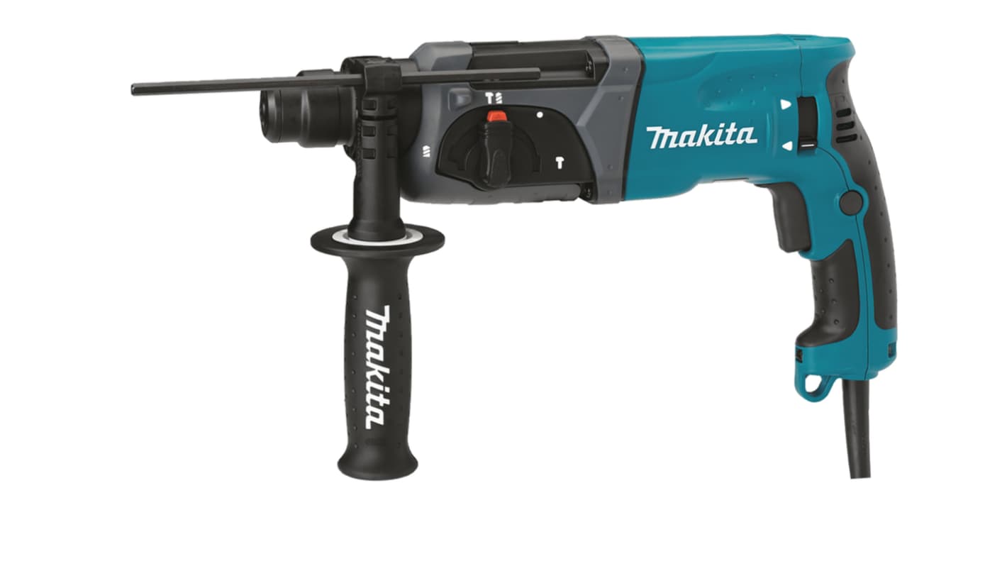 Trapano SDS Makita HR2470, 230V, 780W, 0 → 1100 (Idle)/0 → 4500 (Stroke)giri/min, Tipo C - spina euro