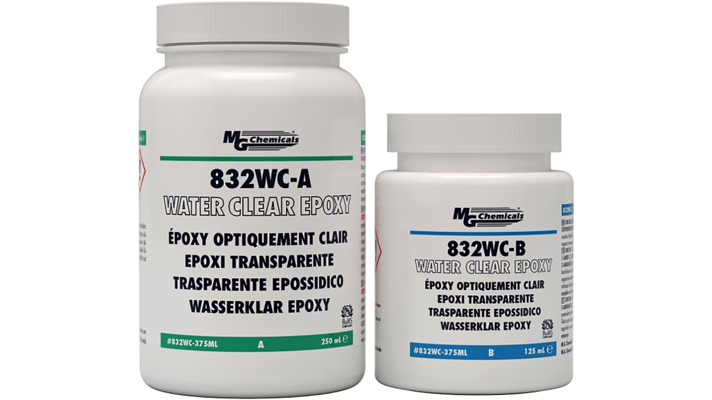 MG Chemical 832WC-375ML Transparent Epoxy Potting Compound 375 ml