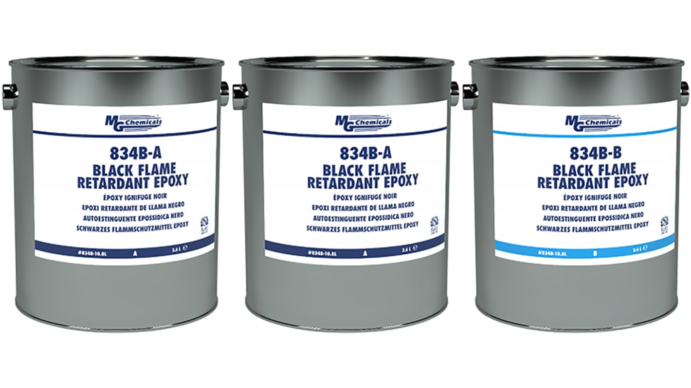 MG Chemical 834B-375ML Black Epoxy Potting Compound 375 ml