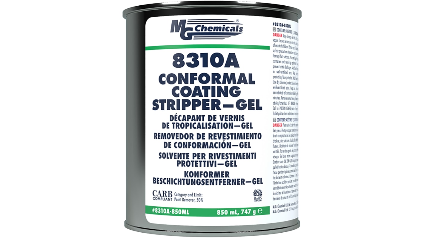 MG Chemicals Clear Conformal Coating Remover, 850 ml Tin