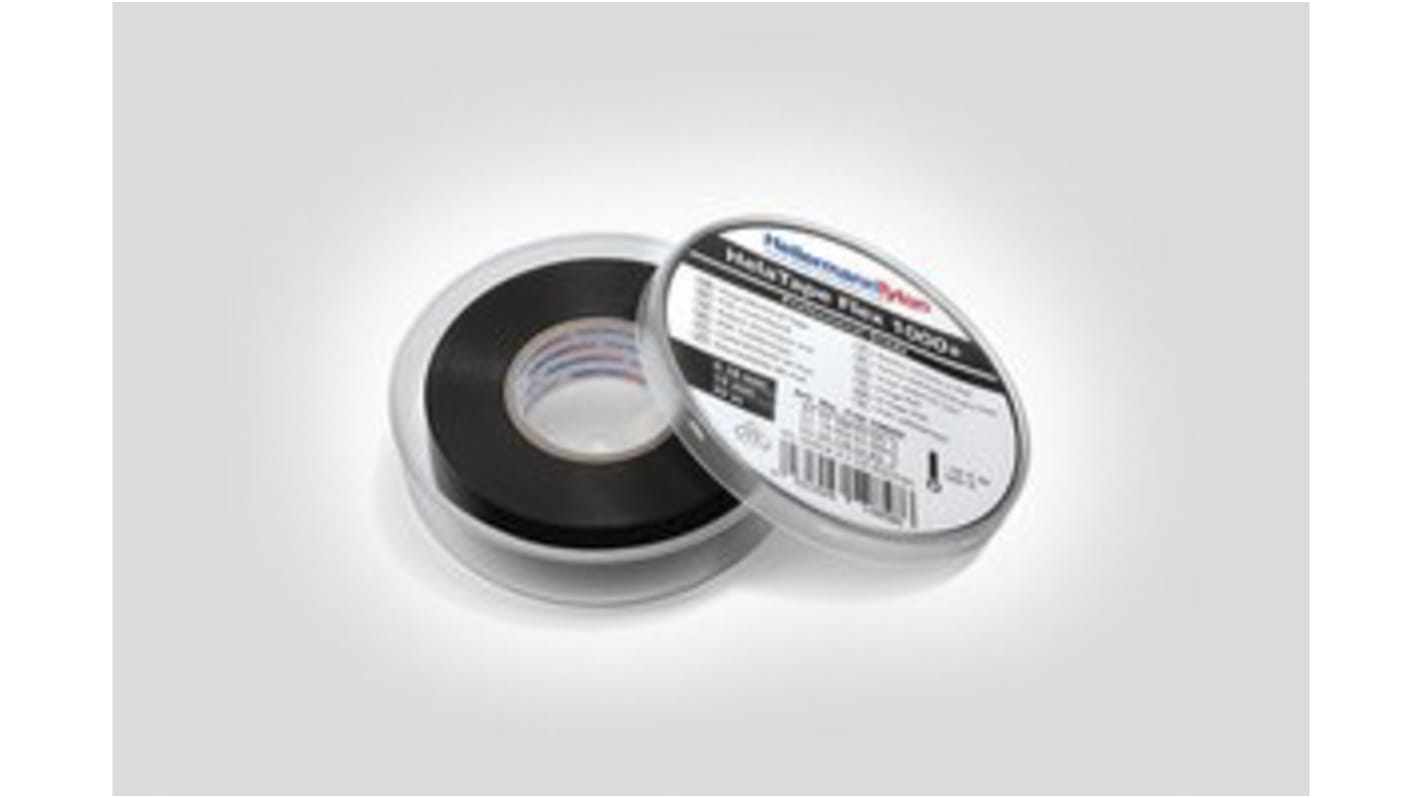 HellermannTyton HelaTape Flex Black Electrical Tape, 50mm x 33m