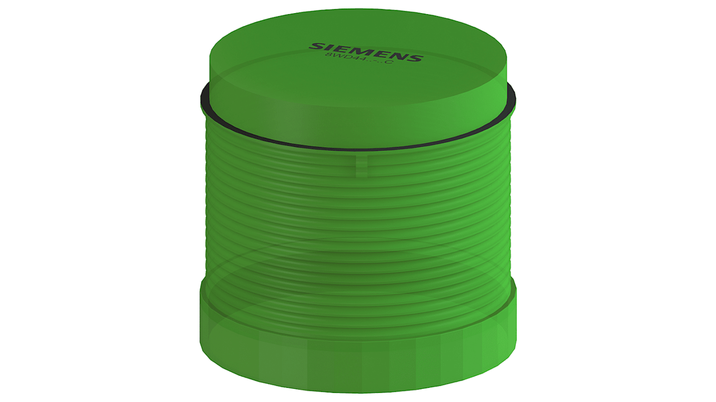 Siemens Sirius Series Green Flashing Light Element, 24 V ac/dc, LED Bulb, IP65