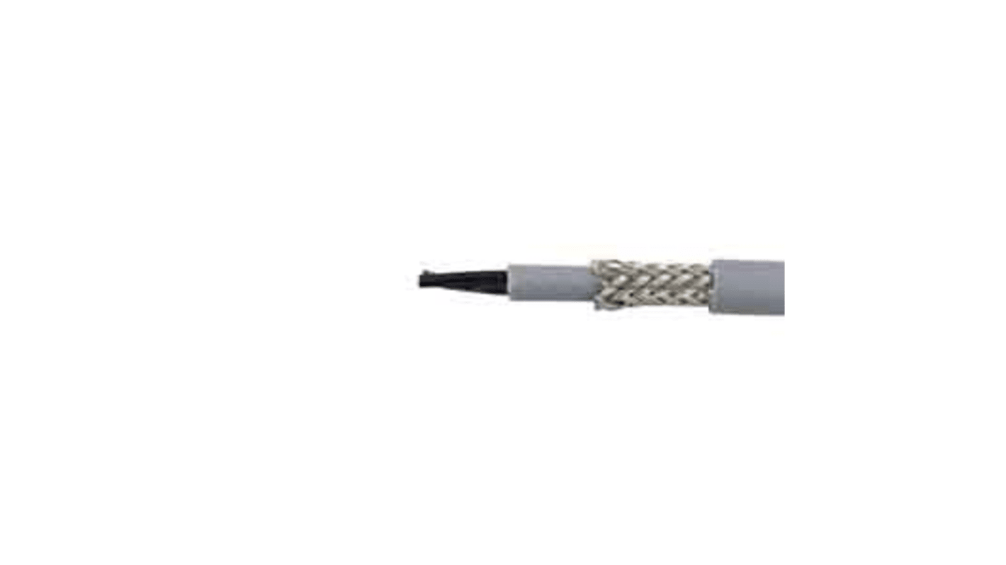 Alpha Wire Pro-Met Control Cable, 12 Cores, 0.75 mm², CY, Screened, 50m, Grey PVC Sheath