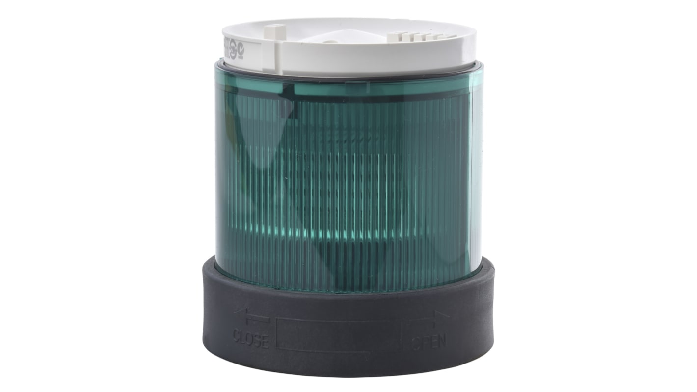 Schneider Electric XVB Series Green Steady Effect Beacon Unit, 24 V ac/dc, LED Bulb, AC, DC, IP65