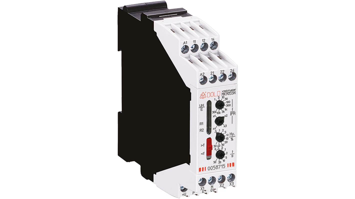 Dold Speed Monitoring Relay, DPDT, DIN Rail
