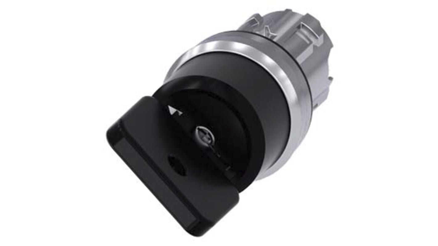 Siemens SIRIUS ACT 3SU10 2-position Key Switch Head, Momentary, 22mm Cutout