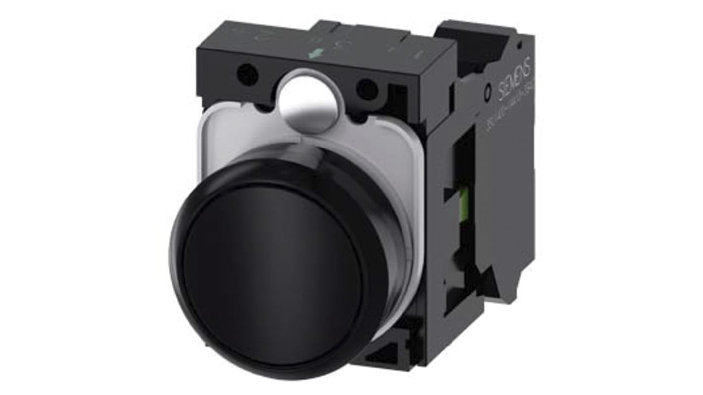 Siemens SIRIUS ACT 3SU11 Series Push Button, 22mm Cutout, SPST