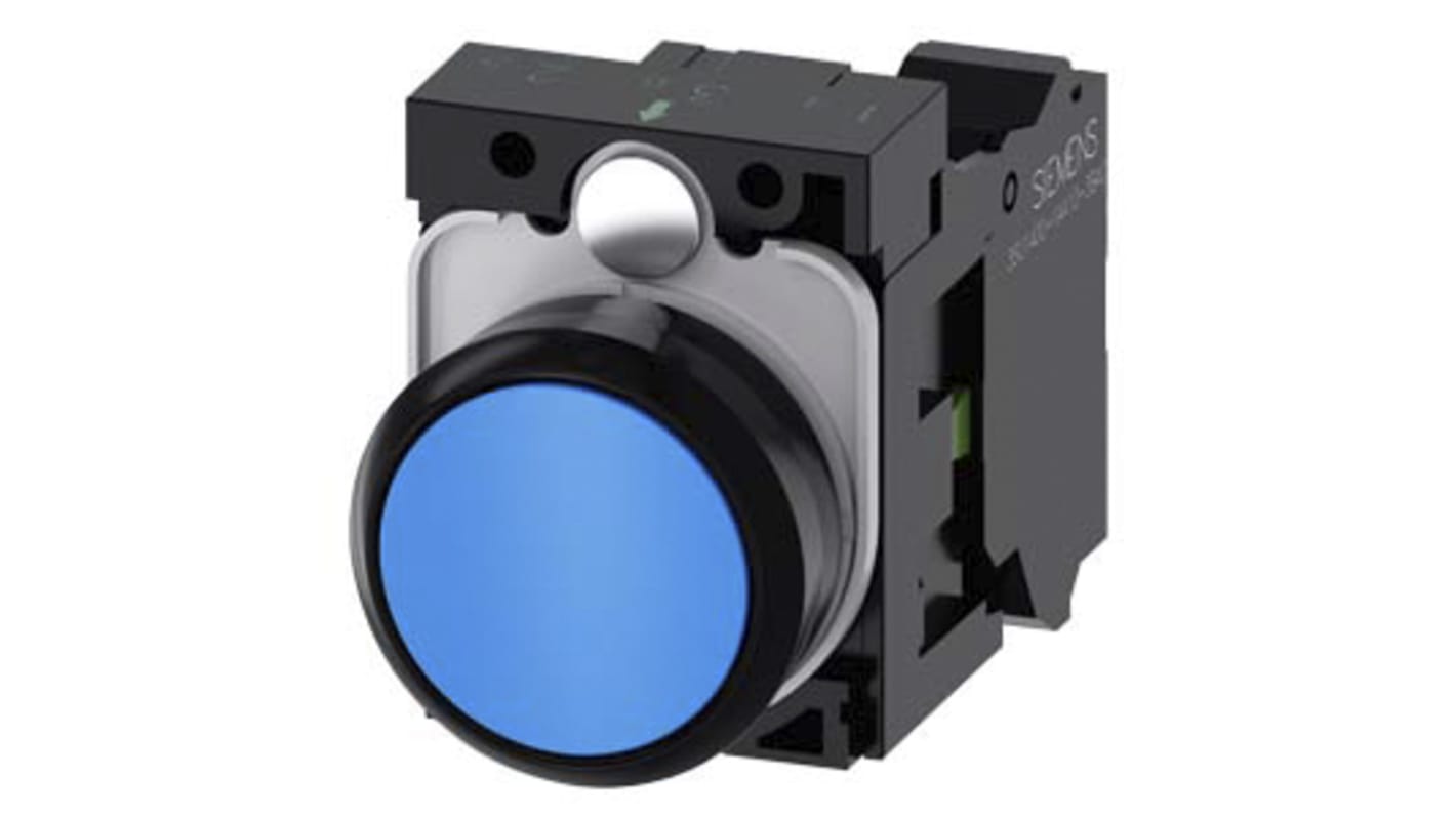 Siemens SIRIUS ACT 3SU11 Series Push Button, 22mm Cutout, SPST