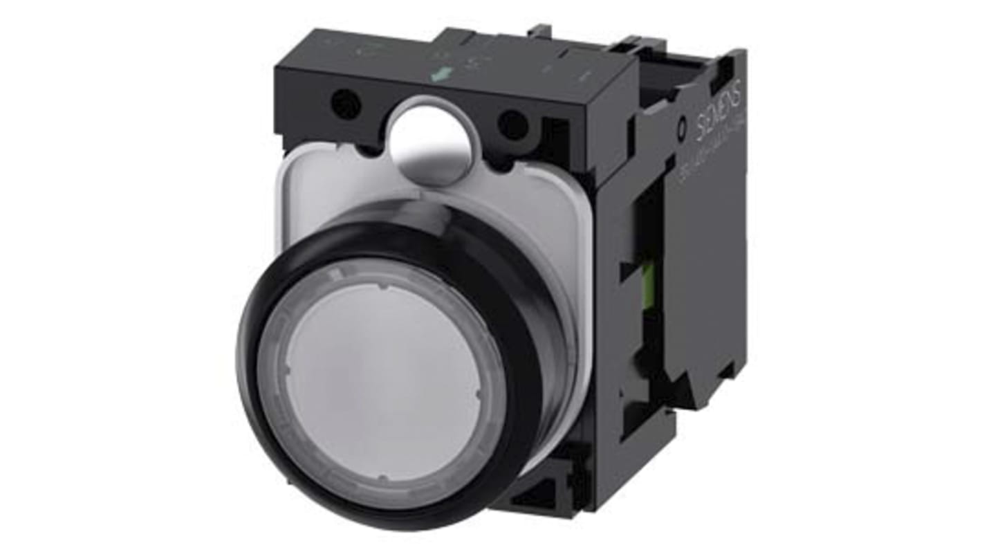 Siemens SIRIUS ACT 3SU11 Series Illuminated Push Button, 22mm Cutout, SPST