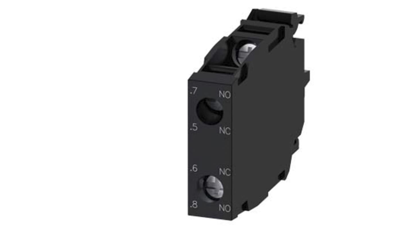 コンタクトブロック SPDT 500 V ac/dc ねじ止め端子ターミナル Siemens