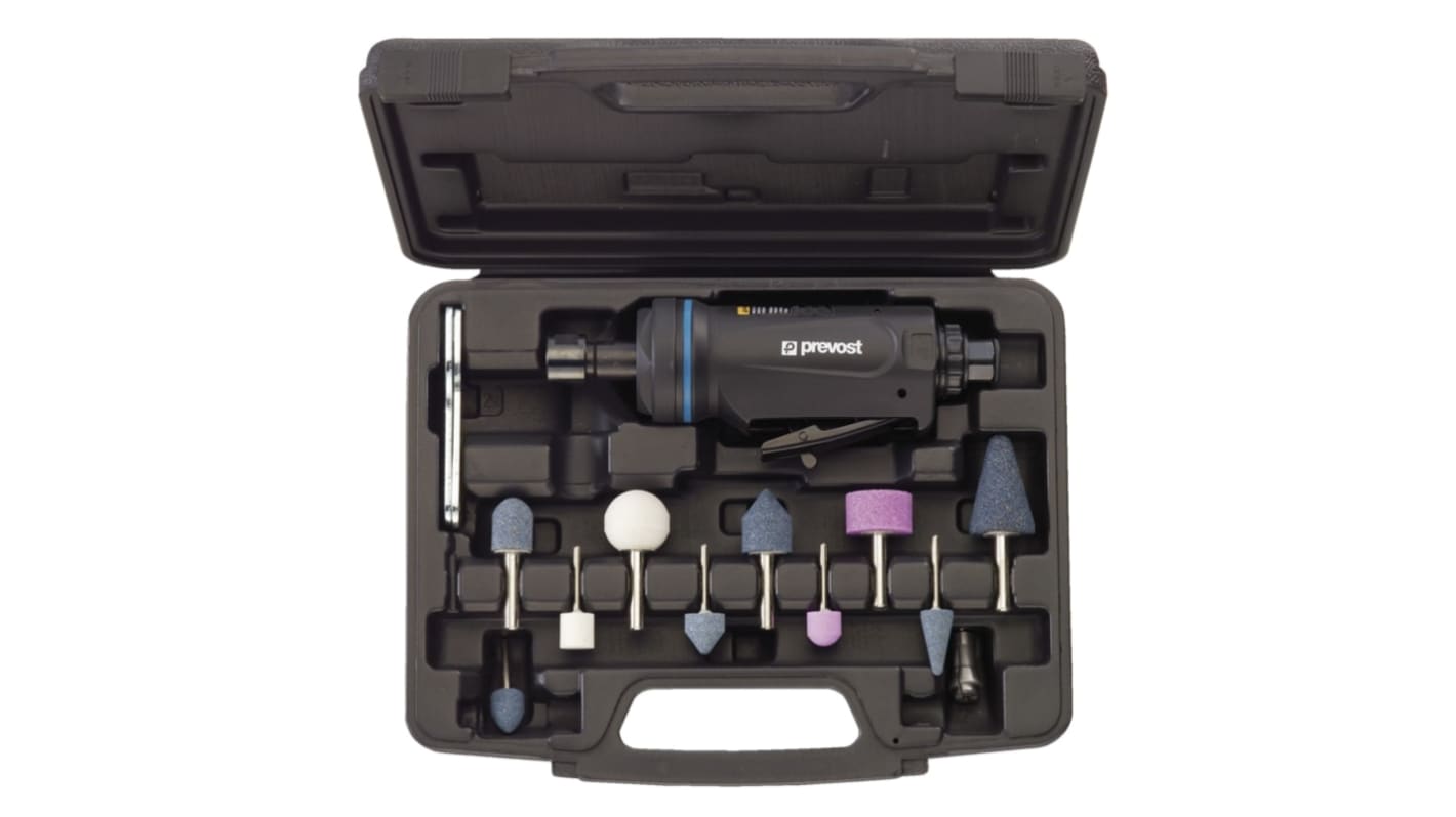 PREVOST, Straight Grinder, , Luftdrevet, Spændetang: 3 mm, 6 mm, Hastighed: 22000o/min
