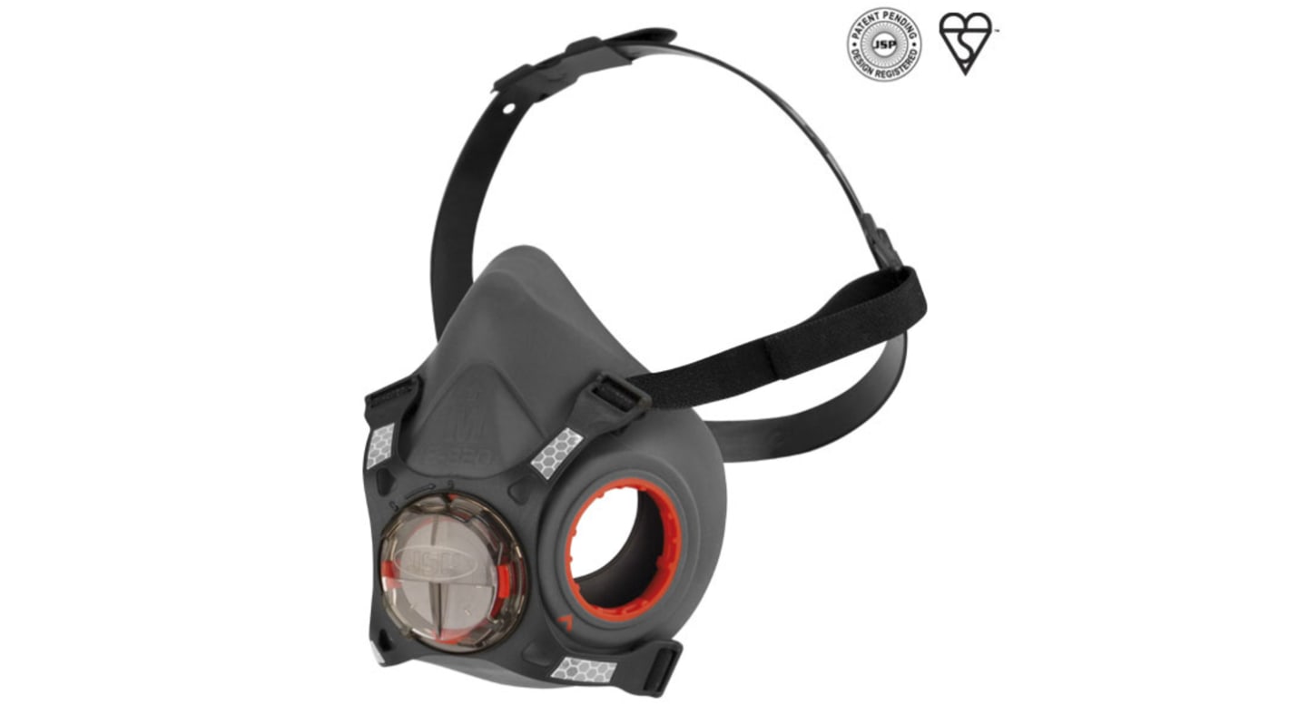 JSP Force 8 Series Half-Type Respirator Mask, Size Medium