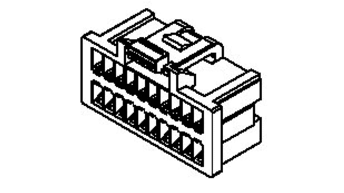 Molex Male Connector Housing, 1mm Pitch, 40 Way, 2 Row