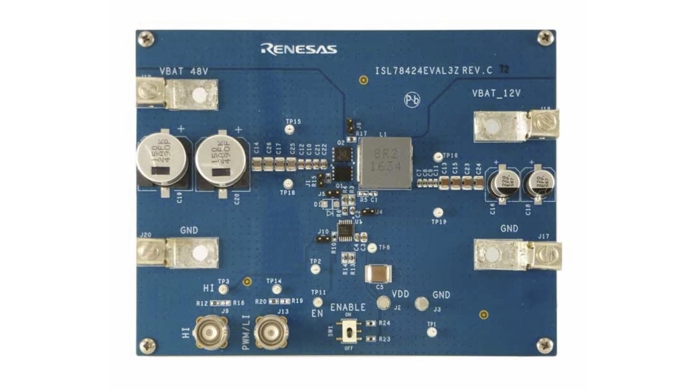 Renesas Electronics ISL78434EVAL1Z Motor Driver IC 14-Pin, HTSSOP