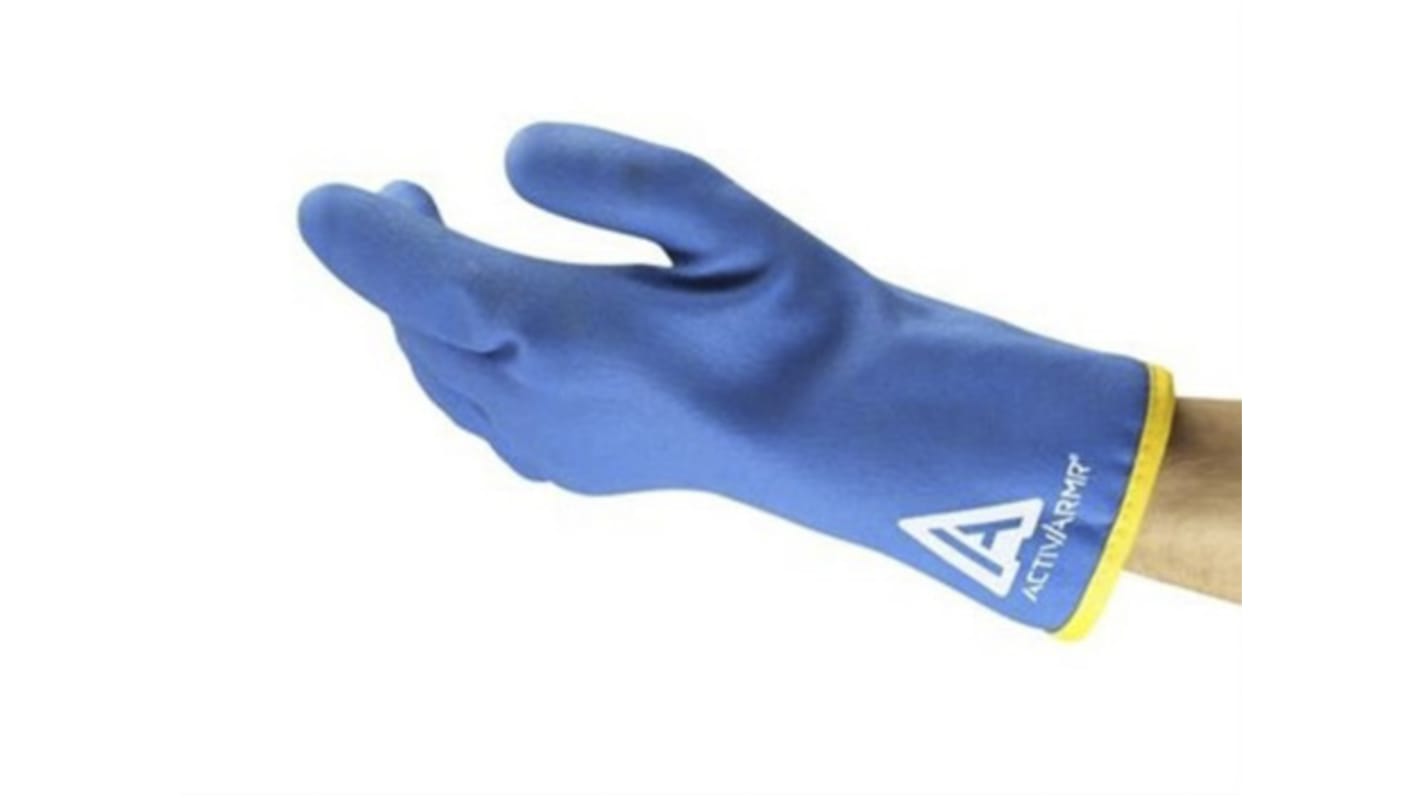 Guanti da lavoro Ansell ActivArmr, Tg. 9, in Acrilico, col. Blu